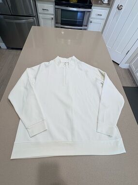 Nike Dri-FIT Player Half-Zip Golf Pullover BV0396 133 Sail color